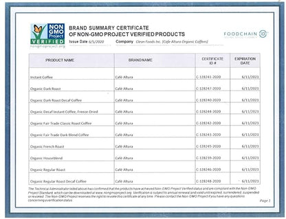 Cafe Altura Freeze Dried Instant Organic Coffee, 3.53 oz Jar (Pack Of 2)