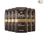 Load image into Gallery viewer, Peet's Coffee, Medium Roast Ground Coffee - Café Domingo 63 Ounces (6 Bags of 10.5 Ounces)