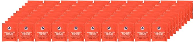 Stash Tea Ginger Fire Chai Herbal Tea - Caffeinated, Non-GMO Project Verified Premium Tea with No Artificial Ingredients, 100 Count (BULK PACKAGING)