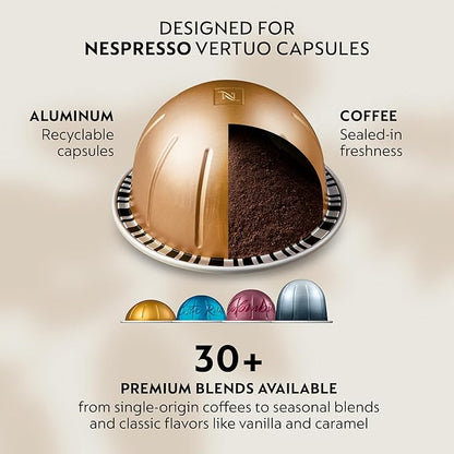 Nespresso Vertuo Next Coffee and Espresso Maker by De'Longhi with Aeroccino Milk Frother