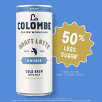 Load image into Gallery viewer, La Colombe Coffee, Double Draft Latte, 11 fl oz Cans (Pack of 12), Coffeehouse Quality Cold Brew, Specialty Grade Coffee Beans, Ready-to-Drink On-the-Go