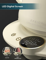 Load image into Gallery viewer, Electric Kettles, INTASTING Gooseneck Electric Kettle, ±1℉ Temperature Control, Stainless Steel Inner, Quick Heating, for Pour Over Coffee, Brew Tea, Boil Hot Water, 0.9L (Morandi White)