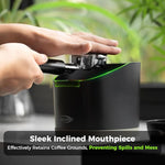 Load image into Gallery viewer, IKAPE Espresso Knock Box for Coffee Grounds, Barista Tool Enhanced for Better Manipulation - Black Espresso Machine Coffee Puck Disposal Box