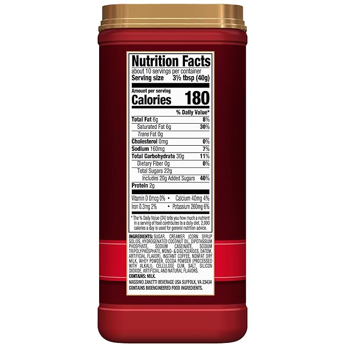 Hills Bros Instant Decadent Classic Cappuccino Mix with a Hint of Sweetness, Easy to Use and Convenient, Enjoy Coffeehouse Flavor at Home, Frothy, 14 Oz