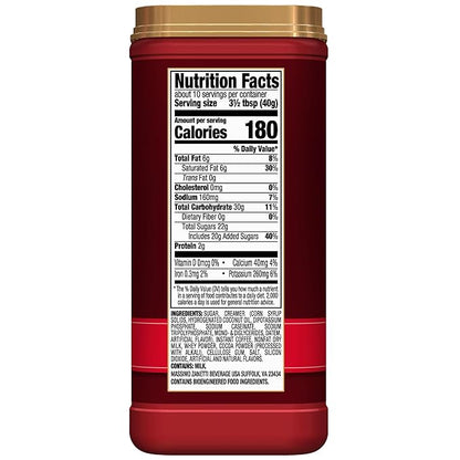 Hills Bros Instant Decadent Classic Cappuccino Mix with a Hint of Sweetness, Easy to Use and Convenient, Enjoy Coffeehouse Flavor at Home, Frothy, 14 Oz