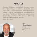 Load image into Gallery viewer, SimplyGoodCoffee Coffee Maker / Coffee Machine. 8 Cup Automatic Drip Pour Over Coffee Brewer. Easy To Use, Gold Cup Standard. Black/Stainless Steel