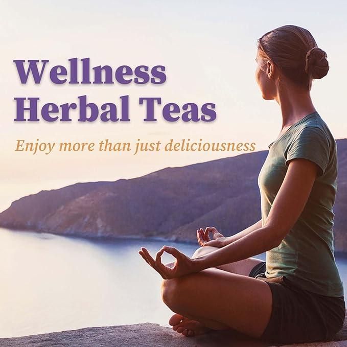 FullChea - Hyssop Tea Bags, 30 Teabags, 1.5g/bag - Premium Hyssop - Non-GMO - Caffeine-free - Support Digestion & Promote Relaxation