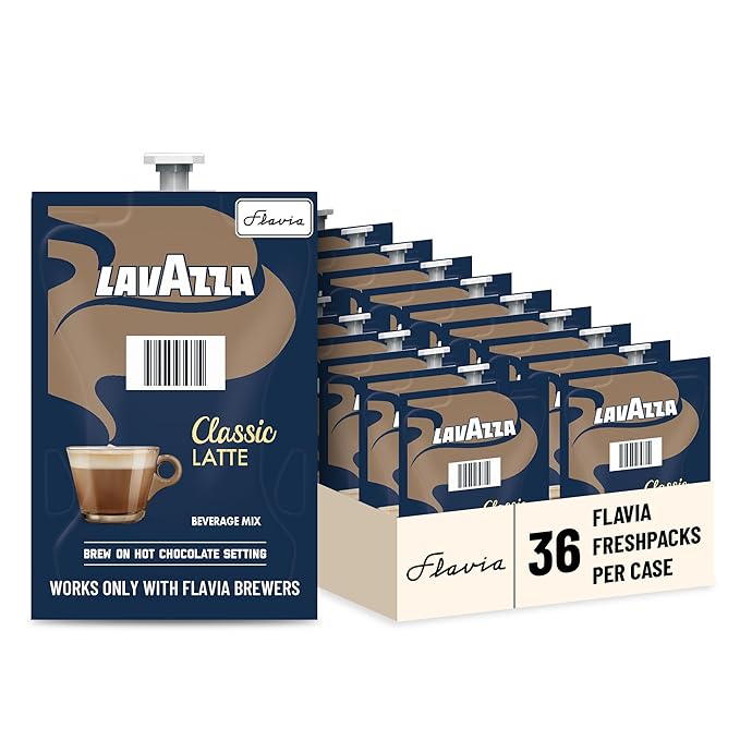 Lavazza Classic Latte Freshpacks for Flavia Brewers (Pack of 36 Freshpacks)