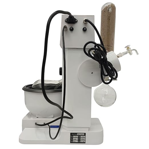 TECHTONGDA Rotary Evaporator with Automatic Lifting, 2L Lab Vacuum Evaporator, Laboratory Equipment Kit with Temperature LCD Display, Rotation Speed 20-200 RPM