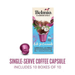 Load image into Gallery viewer, Belmio Let's Go Coconutz Espresso Coffee Pods – Medium Roast –Smooth &amp; Tropical - Nespresso Original Line Compatible – 10 Count (Pack of 10)
