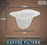 Load image into Gallery viewer, 600 Paper Coffee Single-Use Filters, for Keurig Brewers and Compatible with K-Cup Pods 1.0 &amp; 2.0 Models, White Compact Design