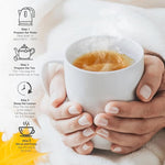 Load image into Gallery viewer, FreshDrinkUS, Premium 40 Tea Bags Daily Rescue Lemon Ginger Tea - 9 Superherbs – 100% Natural Ingredients, Tea Mix for Wellness Boost - Shelf-Stable, Caffeine-Free, Sugar-Free, Vegan