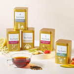 Load image into Gallery viewer, Tea Forte Caramel Nougat Premium Loose Leaf Caffeinated Black Tea Blend Canister, Makes 35-50 Cups