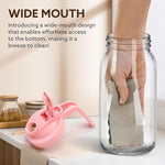 Load image into Gallery viewer, Glass Pitcher with Lid, 64 OZ Mason Jar Pitcher Double Leak Proof, 2 Quart Breast Milk Storage Containers for Fridge, Wide Mouth Glass Jar for Sun Tea, Juice, Cold Brew Coffee
