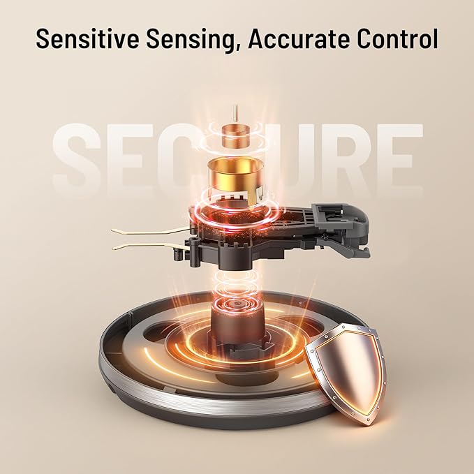 Electric Kettle Temperature Control, 1.7L 1500W Electric Tea Kettle with 13 Temperature Settings, Strix Thermostat, LED Display&Touch Control, Auto Shut-Off Protection, Boil Dry Protection