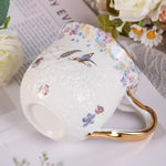 Load image into Gallery viewer, KAMMAK Coffee Mugs Ceramic Espresso Cups 16oz Porcelain Tea Cups Set of 2 Large Cappuccino Mugs with Handle Demitasse Mug for Hot Cocoa, Latte, Breakfast Cereal, Americano (Colorful)