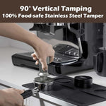 Load image into Gallery viewer, PUSEE 58mm Espresso Coffee Tamper,Premium 30lb Calibrated Espresso Tamper Upgrade Coffee Tamper with Spring Loaded, Stainless Steel Ground Tamper for Barista Home Coffee Espresso Accessories