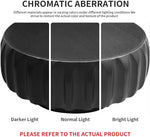 Load image into Gallery viewer, 31.5" Drum Coffee Table Modern Round Coffee Table Wood Fluted Centry Table with Solid Wood Veneer for Living Room, Easy Assemble, Black