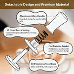 Load image into Gallery viewer, 58mm Espresso Tamper, Coffee Tamper for Espresso Machine, Espresso Tamp with Spring Loaded Tamper, Depth-adjustable Espresso Hand Tampers 58mm