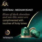 Load image into Gallery viewer, L'OR Coffee Pods, 10 Count Chateau Medium Roast Blend, Single-Serve Aluminum Coffee Capsules Compatible with the L'OR BARISTA System &amp; *Nespresso Original Machines, 10 count (Pack of 1)