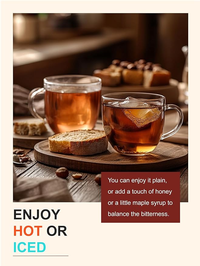 TeeLux Decaf Chocolate Hazelnut Black Tea, Decaffeinated Black Tea Flavored with Natural Chocolate & Hazelnut, Smooth & Full-Bodied, 100 Count