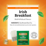 Load image into Gallery viewer, Twinings Decaffeinated Irish Breakfast Black Tea Individually Wrapped Bags, 20 Count (Pack of 6), Flavourful, Robust, Enjoy Hot or Iced, 120 Teabags
