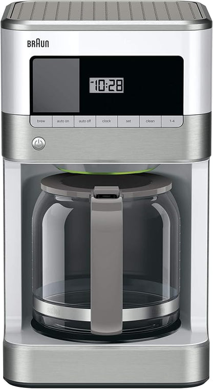 Braun KF6050WH BrewSense Drip Coffee Maker, White