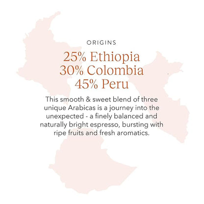 Cru Kafe Bright Roast USDA Organic Espresso Coffee Capsules (50 Pods) Fairtrade Coffee Pods Compatible with Nespresso Original Line and Pixie Machines