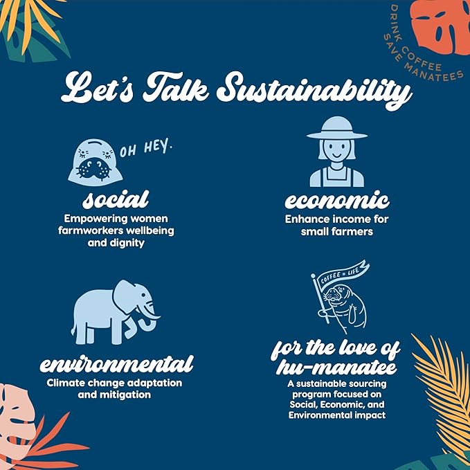 Manatee Gourmet Coffee, Single Serve Pods for Keurig K Cup Brewers, Medium Roast, Sea Salt Caramel, 72 Count