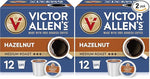 Load image into Gallery viewer, Victor Allen's Coffee Hazelnut Flavored, Medium Roast, 2 Pack - 12 Count, Single Serve Coffee Pods for Keurig K-Cup Brewers
