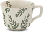 Load image into Gallery viewer, Ceramic Coffee Mug, 12 oz Novelty Unique Teacup with Handle, Stoneware Cup for Tea Mocha Latte Cappuccino Espresso (Leaf)