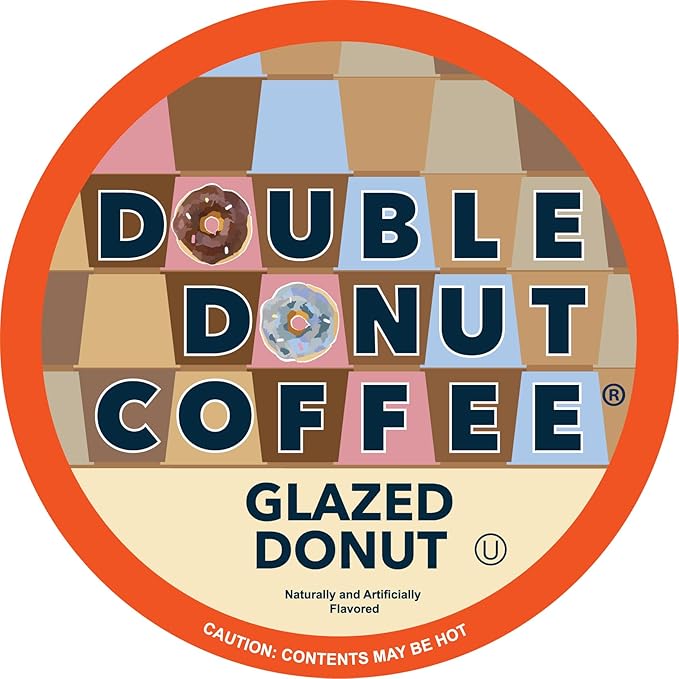 Double Donut Coffee Glazed Donut 1 X48 Ct