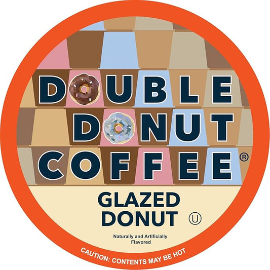 Double Donut Coffee Glazed Donut 1 X48 Ct