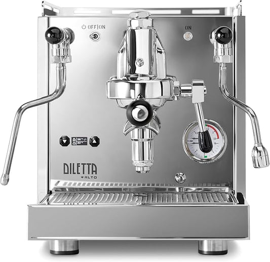 Diletta Alto Espresso Machine | Dual Boiler | PID | Shot Timer | Adjustable OPV | (Stainless Steel)