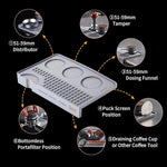 Load image into Gallery viewer, Espresso Tamping Mat for Counter, Ultra Thick Silicone Tamper Mat Coffee Bar Mat,Espresso Mat for Countertops,Fits for Baristas Home Kitchen Bar