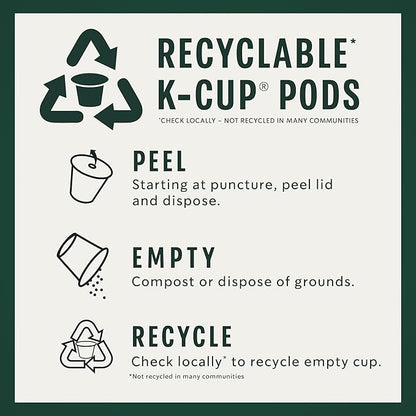 Starbucks K-Cup Coffee Pods, Caramel Naturally Flavored Coffee For Keurig Brewers, 100% Arabica, 1 Box (22 Pods)