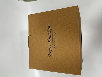 28 Oz Extra Large Ceramic Coffee Mug with Big Handle, Handmade Glazed Oversized Tea Cup for Office and Home, Microwave and Dishwasher Safe, Jumbo Coffee Mugs for Hot and Cold Drinking (Starry Blue)