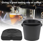 Load image into Gallery viewer, Espresso Knock Box 5inch, Coffee Knock Box Silicone Coffee Tamper Mat Espresso Machine Accessories, Come with Removable Knock Bar and Anti-Slip Base for Home Office, Barista Tools for Bar Shop