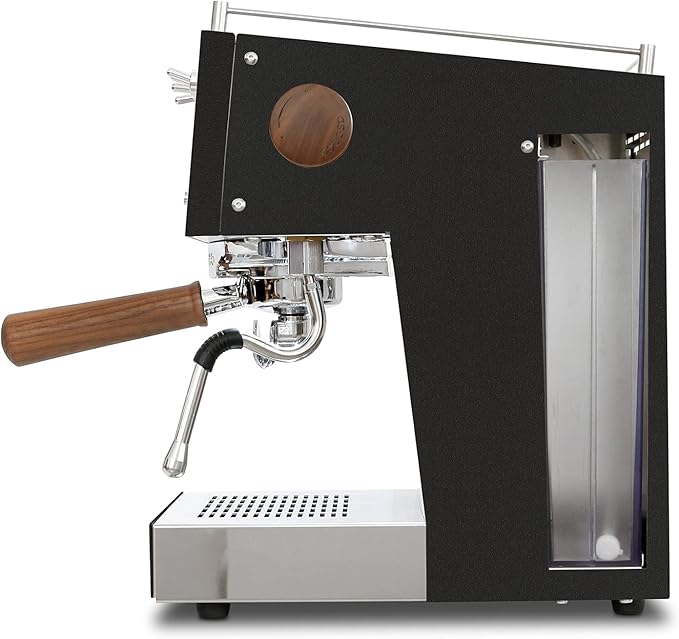 Ascaso Steel PID Programmable Espresso Machine w/Volumetric Controls, Single Thermoblock, 120V (SINGLE, BLACK)