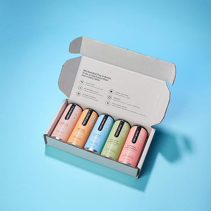 Pop & Bottle, Oat Milk Lattes - Maca, Antioxidants, Ashwagandha, MCT Oil, Collagen, Mushrooms, Organic, Dairy & Gluten Free, Great as Iced Coffee, Lightly Sweetened with Dates - 8 Fl Oz (5 Pack)