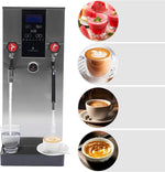 Load image into Gallery viewer, Commercial Steam Boiler,12L Steam Milk Frother Multifunctional Milk Frother, Automatic Boiling Electric Milk Frother LED Display Espresso Tea Coffee Shop Dessert Shop Hotel