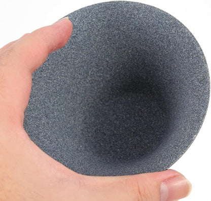 2Pcs Japanese Coffee Filters Ceramic Coffee Dripper Reusable Dripper Paperless Tea Strainer Light Grey, 4.52x4.52x2.36inch