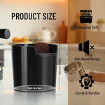 Load image into Gallery viewer, RECAPS Coffee Knock Box for Espresso Coffee Grounds Espresso Knock Box Shock-absorbent and Anti-Slip Base Epsresso Accessories with No Knocking Bar Design