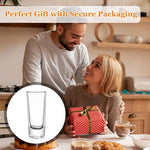 Load image into Gallery viewer, Ruckae 12 Pack 2oz Shot Glasses Set Clear Shot Glasses Bulk with Tray Heavy Base Cylinder Glass Shot Cups for Vodka Tequila Whiskey Liquor Cocktail