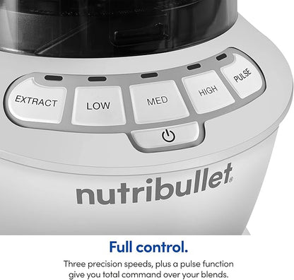 nutribullet Full-Size Blender Combo 1200W –Matte White