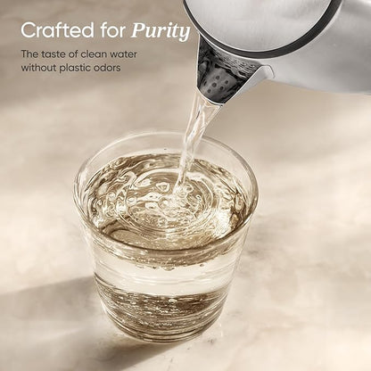 COSORI Electric Kettle, Stainless Steel Tea Kettle, Plastic-free Inner Lid, Filter and Spout, Easy to Clean, Automatic Shut Off & Boil-Dry Protection, Hot Water Boiler & Heater, 1.7L, 1500W