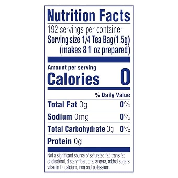 Lipton Cold Brew Iced Tea Bags, Family Size Zero Calories, Easy-To-Make with no boiling needed, 132 Total Tea Bags (22ct - Pack of 6)