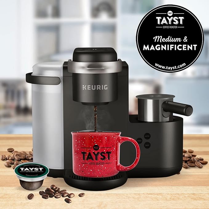 Tayst Coffee Pods, Medium & Magnificent Medium Roast, K Cups Compatible with Keurig Coffee Maker, Sustainable Single Serve, Pack of 50