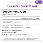 Load image into Gallery viewer, TOG999, Premium 30 Lavender Flower Tea Bags, 100% Natural &amp; Pure from Lavender Flowers. Loose Flower Lavender Herbal Tea. Lavender Flower Tea. No Sugar, No Caffeine, No Gluten, Vegan.