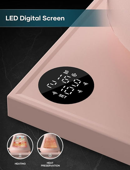 Electric Kettles, Gooseneck Electric Kettle, ±1℉ Temperature Control, Stainless Steel Inner, Quick Heating, for Pour Over Coffee, Brew Tea, Boil Hot Water, 0.9L Pink